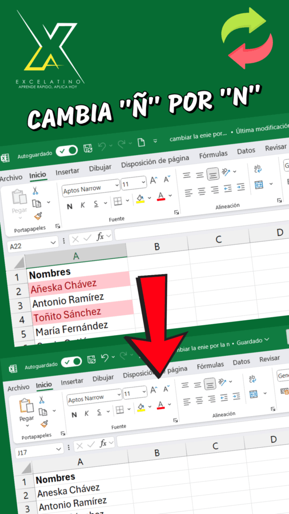 cambiar ñ por n